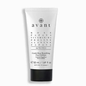 Avant Gentle Rose Beautifying Face Exfoliant, 50ml, New